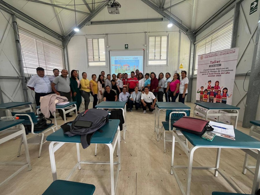 Taller de condiciones básicas en gestión del riesgo de desastres para el Buen Inicio del Año Escolar 2025.