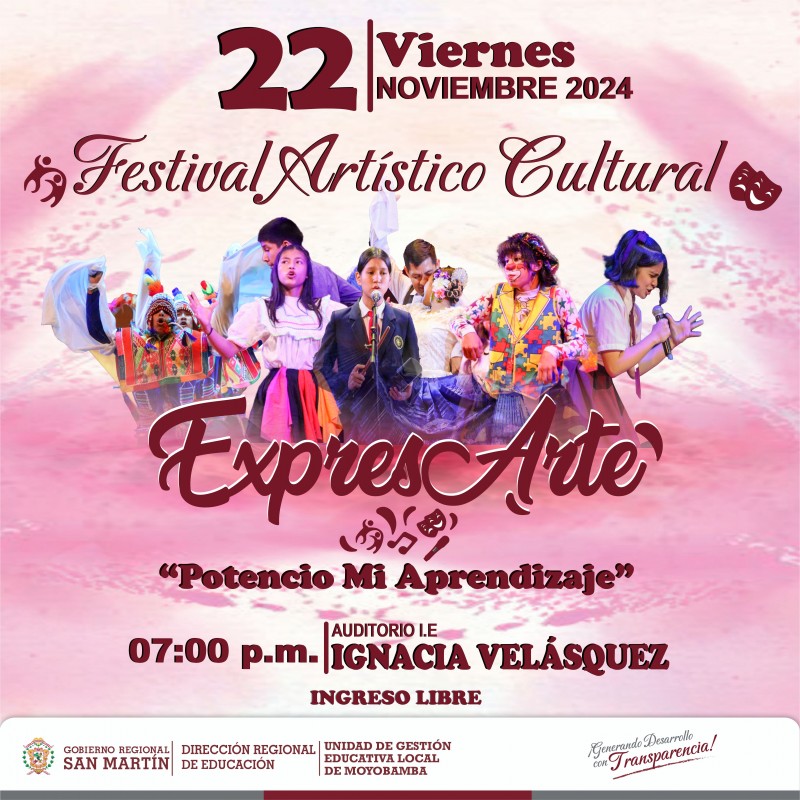Festival Art&iacute;stico Cultural &ldquo;ExpresArte&rdquo;