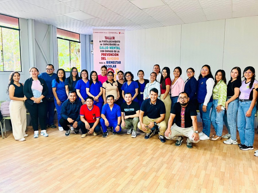 Salud mental con énfasis en la prevención del suicidio dirigido a psicólogos de instituciones educativas.